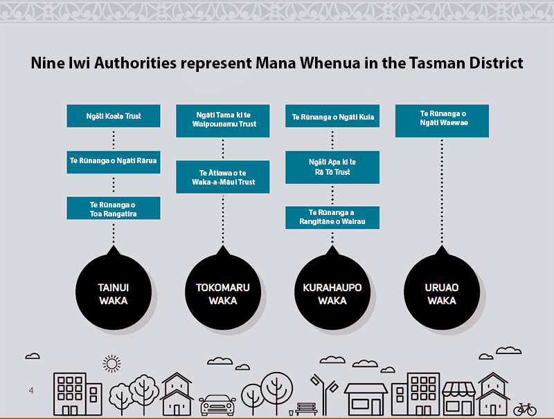 Graphic showing iwi trusts